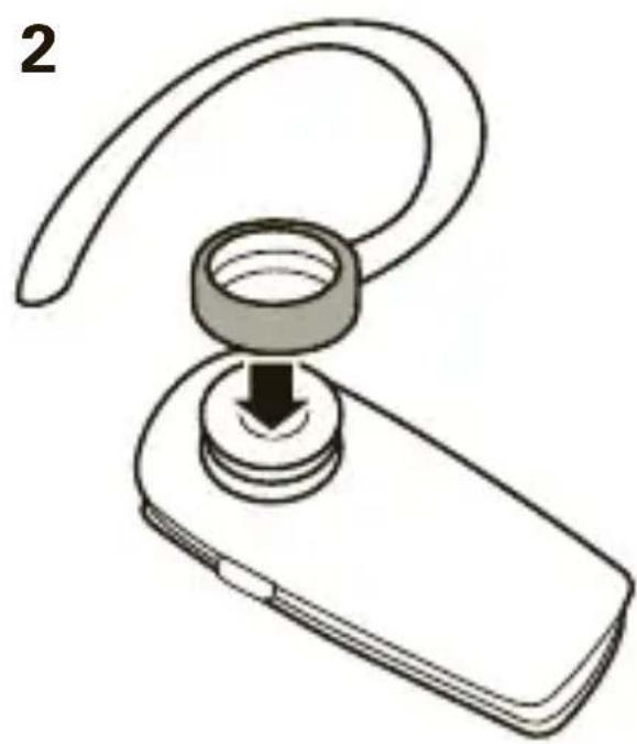 MOTOROLA H520 - wear with earhook - 2
