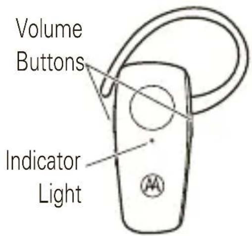 MOTOROLA H520 - set volume buttons - 1