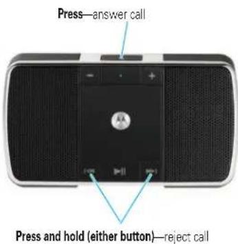 MOTOROLA MotoROKR EQ7 - receive a call - 1