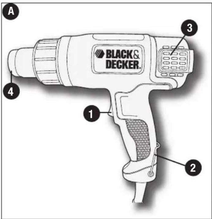 BLACK & DECKER HG1300 - FUNCTIONAL DESCRIPTION - 1