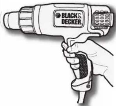 BLACK & DECKER HG1300 - REMOVING PAINT - 2