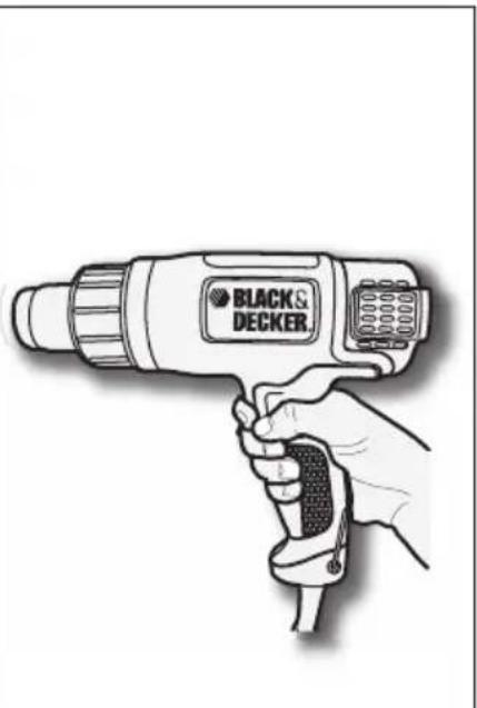 BLACK & DECKER HG1300 - CÓMO QUITAR LA PINTURA - 2