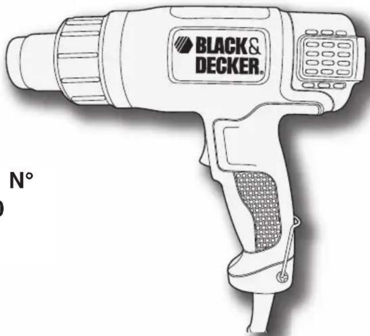 BLACK & DECKER HG1300 - PISTOLA DE AIRE CALIENTE MANUAL DE INSTRUCCIONES - 1