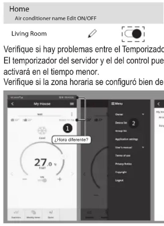 PANASONIC CSZ25XKEW - Sintoma Solución - 1