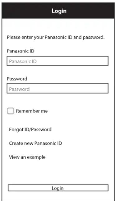 PANASONIC CSZ25XKEW - Erstellen einer neuen Panasonic-ID - 1