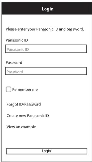 PANASONIC CSZ25XKEW - Créer un nouvel identifi ant Panasonic - 1