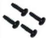 DENVER LDS5575 - Les accessoires fournis pour fixer le support au téléviseur - 3