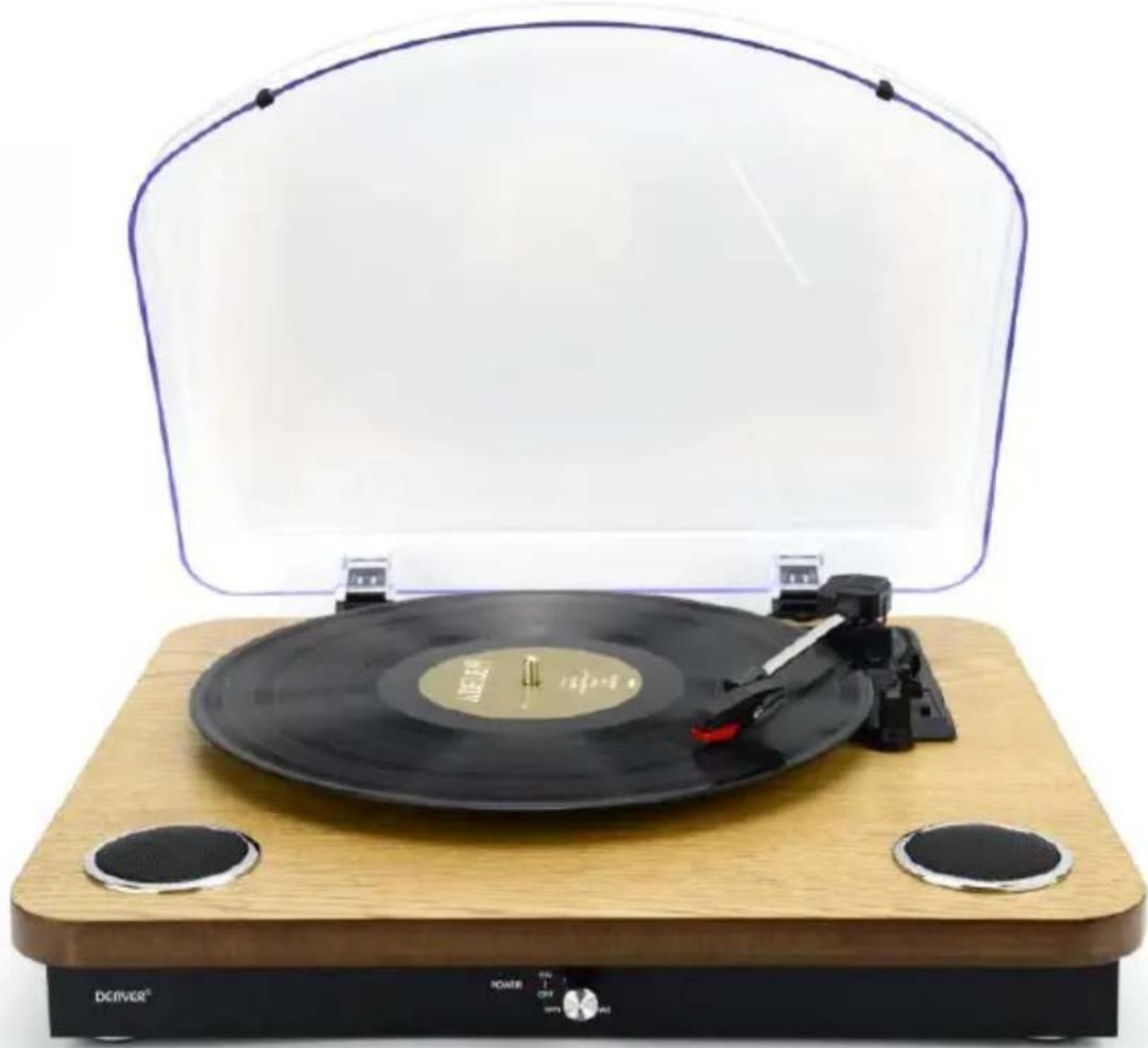 DENVER VPL210BLACK - Vintage Vinyl – Plattenspieler - 1