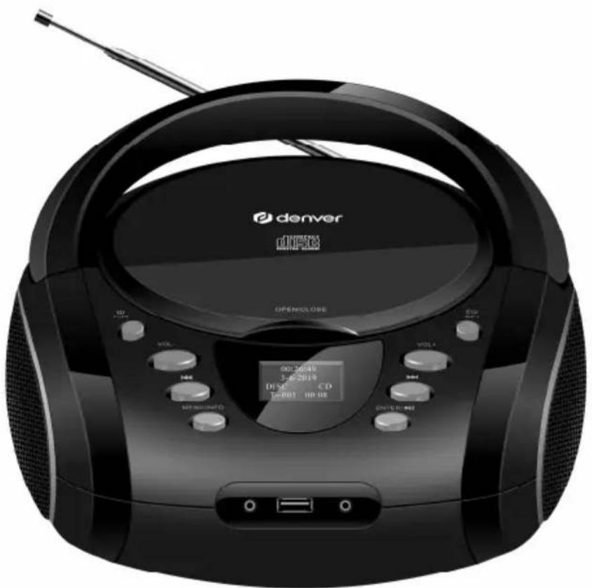 DENVER TDB10 - CD Boombox -soitin TDB-10 - 1