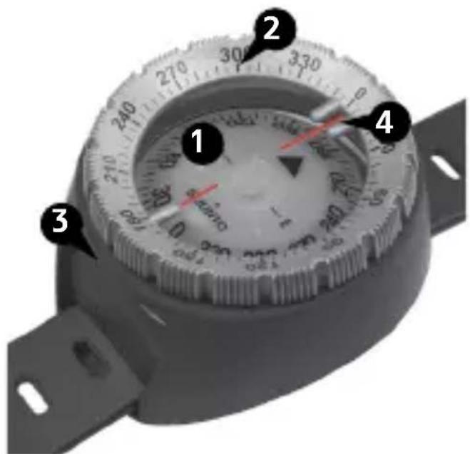 SUUNTO SK8 - 指南针构造 - 1