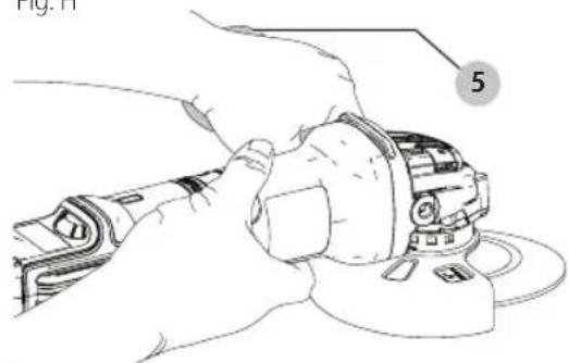 DEWALT DWE43240VS - Proper Hand Position (Fig. H, I) - 1