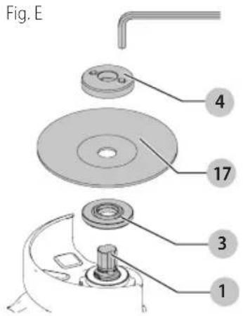 DEWALT DWE43240VS - Mounting Non-Hubbed Wheels (Fig. E) - 1