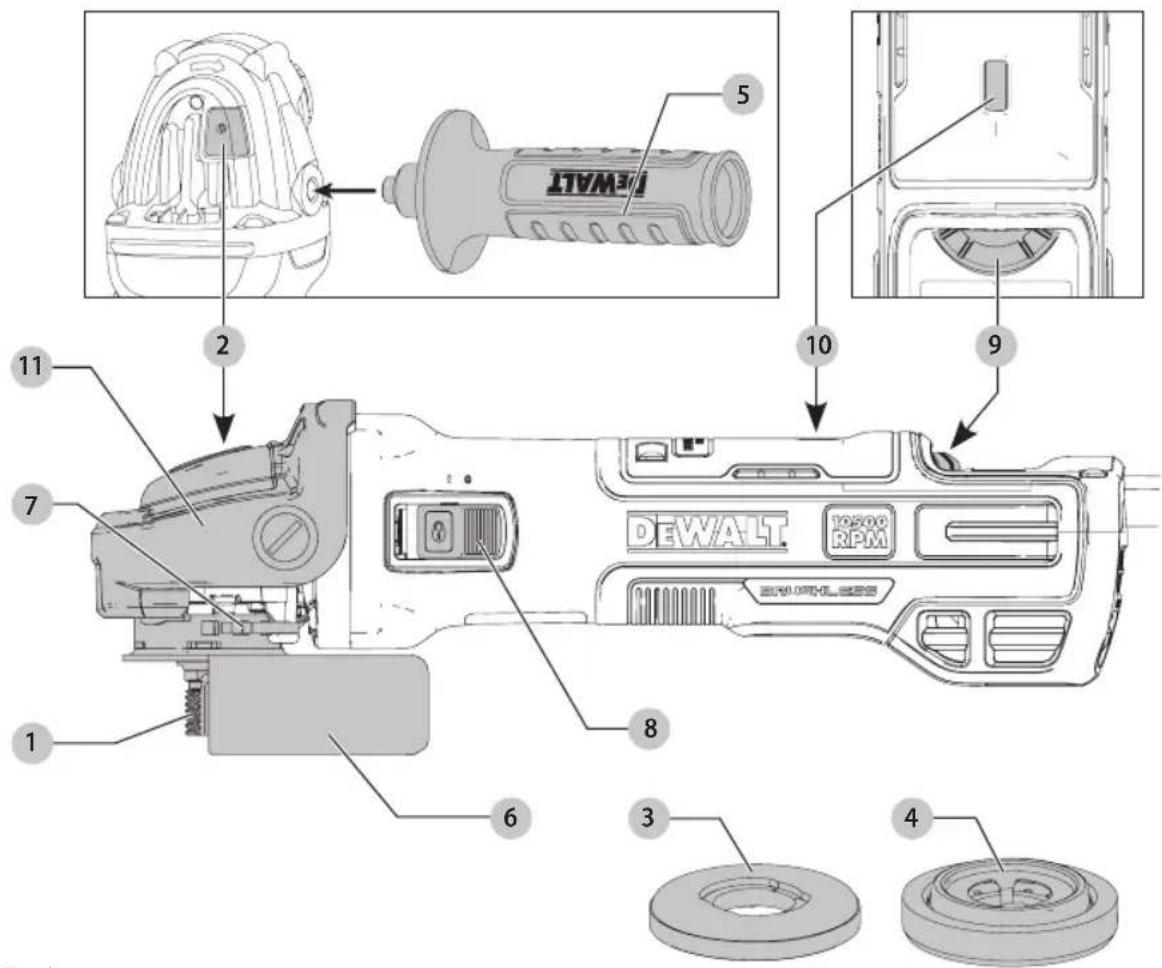 DEWALT DWE43240VS - Définitions : symboles et termes d'alarmes sécurité - 1