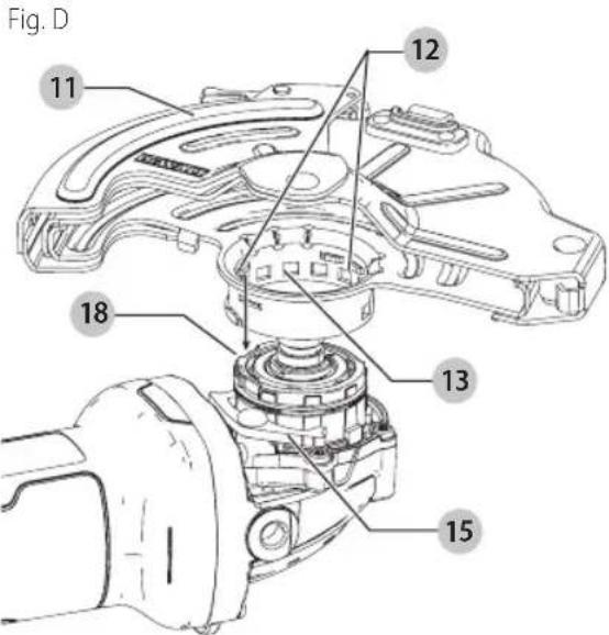 DEWALT DWE46166N - Mounting Guard (Fig. D) - 1