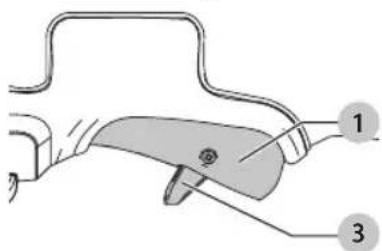 DEWALT DWE46166N - Trigger Switch and Lock-off Lever (Fig. K) DWE46166N - 1