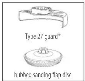 DEWALT DWE46166N - 4.5" (115 mm) and 6" (150 mm) Sanding Flap Discs - 2