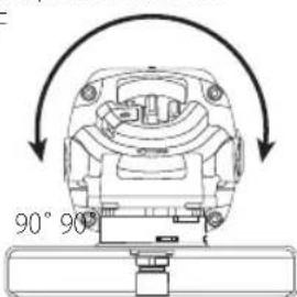 DEWALT DWE46166N - Inversion du carter d'engrenage (Fig. F) - 1