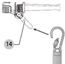DEWALT DWE46166N - Lanyard Connection (Fig. B) - 1