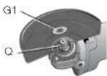 DEWALT D28114N - MOUNTING NON-HUBBED WHEELS (FIG. 9, 10) - 1