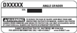 DEWALT D28114N - DAY MONEY BACK GUARANTEE - 1