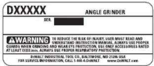 DEWALT D28114N - GARANTIE DE REMBOURSEMENT DE 90 JOURS - 1