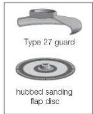 DEWALT D28114N - (114.3 mm) and 5" (127 mm) Sanding Flap Discs - 1