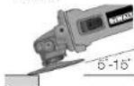 DEWALT D28114N - UTILISATION DES TAMPONS POUR LE PONÇAGE (FIG. 15) - 1