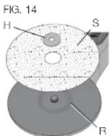 DEWALT D28114N - MOUNTING SANDING BACKING PADS (FIG. 14) - 1