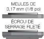 DEWALT D28114N - ASSEMBLAGE DE MEULES SANS MOYEU (FIG. 9, 10) - 4