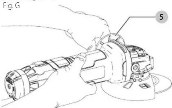 DEWALT DWE43140 - Proper Hand Position (Fig. G) - 1