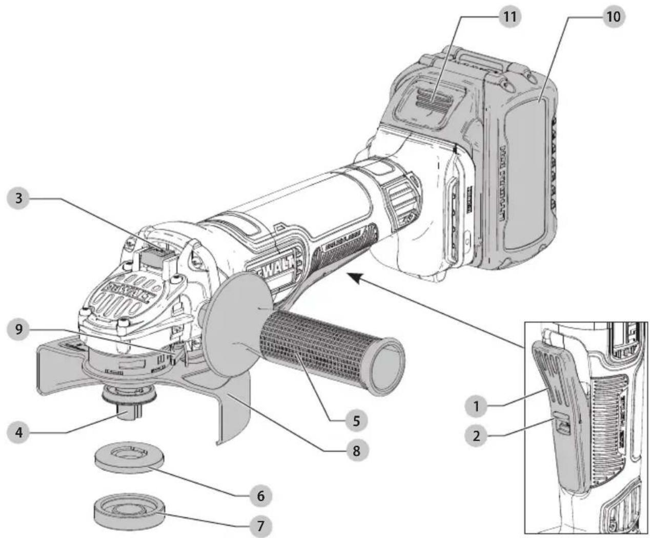 DEWALT DCG416B - DCG416 - 1