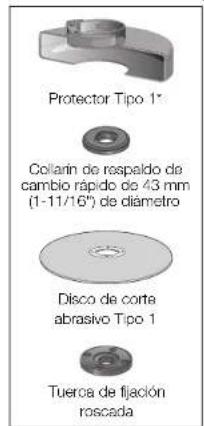 DEWALT D28066N - 4-1/2" (114.3 mm) and 5" (127 mm) Cutting Wheels - 1