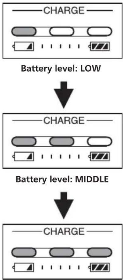 SONY CSSPHB - Charging the battery pack - 1