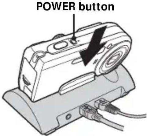 SONY CSSPHA - Place the camera on the Cyber-shot Station and turn on the camera. - 1