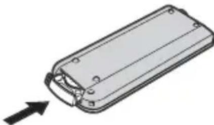 SONY CSSPHA - Insert the holder into the Remote Commander until it clicks. - 1