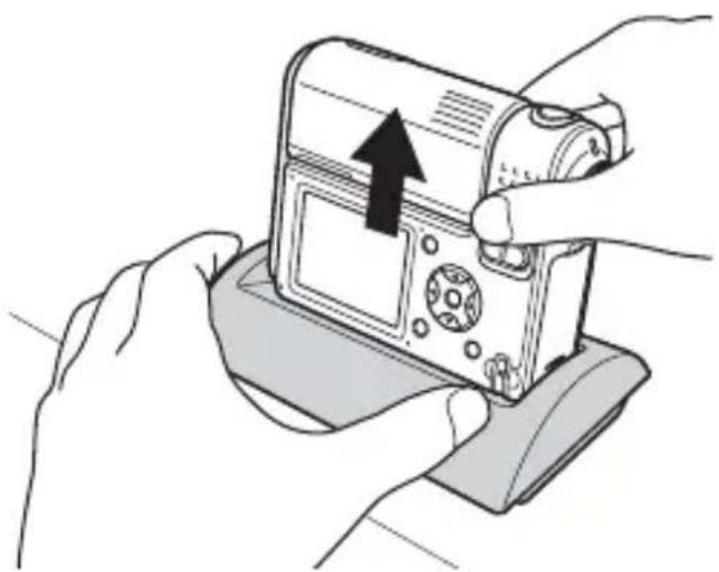 SONY CSSPHA - Remove the camera from the Cyber-shot Station. - 2