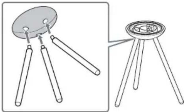 SONY IPTDS2 - Attaching the dedicated stand - 1