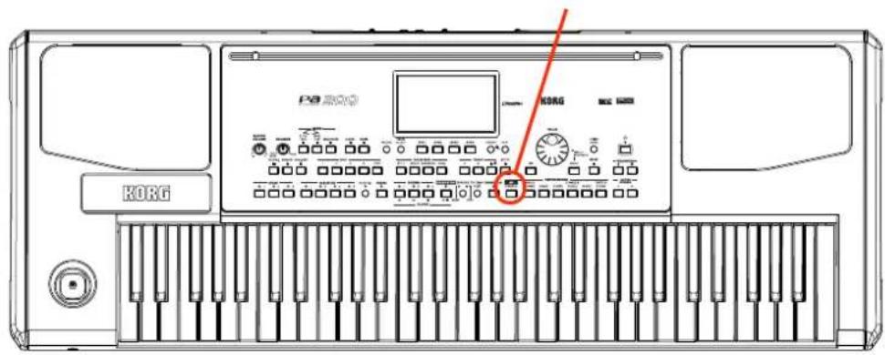 KORG PA300 - Sélectionner et sauvegarder la Performance 'My Setting' - 1
