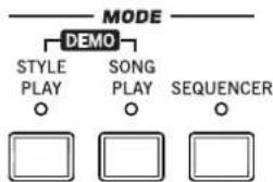 KORG PA300 - Sélection de mode - 1