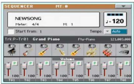 KORG PA300 - Passer en mode Backing Sequence (Quick Record) - 2