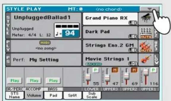 KORG PA300 - Activer 'Easy Mode' - 1