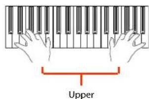 KORG PA300 - Jouer avec différents sons pour les mains gauche et droite - 7