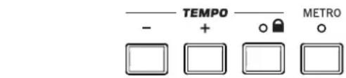 KORG PA300 - Section Tempo - 1