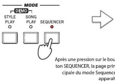 KORG PA300 - Passer en mode Backing Sequence (Quick Record) - 1