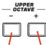 KORG PA300 - Transposer la partie 'Upper' par octave - 1
