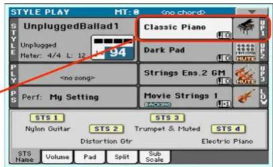 KORG PA300 - Sélectionnez un son dans la fenêtre "Sound Select" puis appuyez sur le bouton EXIT pour fermer la fenêtre. - 3