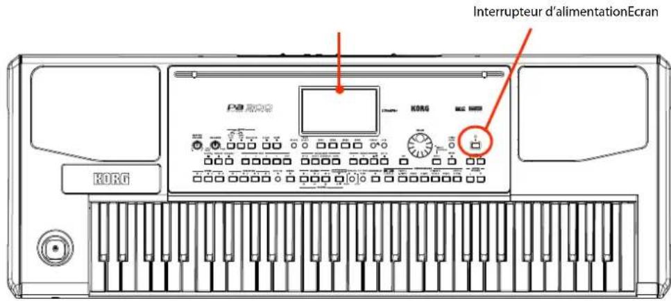 KORG PA300 - Mise sous tension de l'instrument - 1