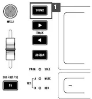 KORG Triton taktile 49 - Contrôler le logiciel - 1
