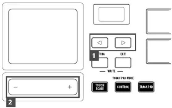 KORG Triton taktile 49 - Die Anzeige im Display - 1