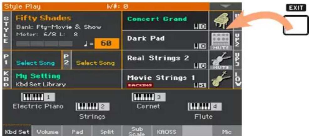 KORG PA1000 - Sélectionner une page - 8